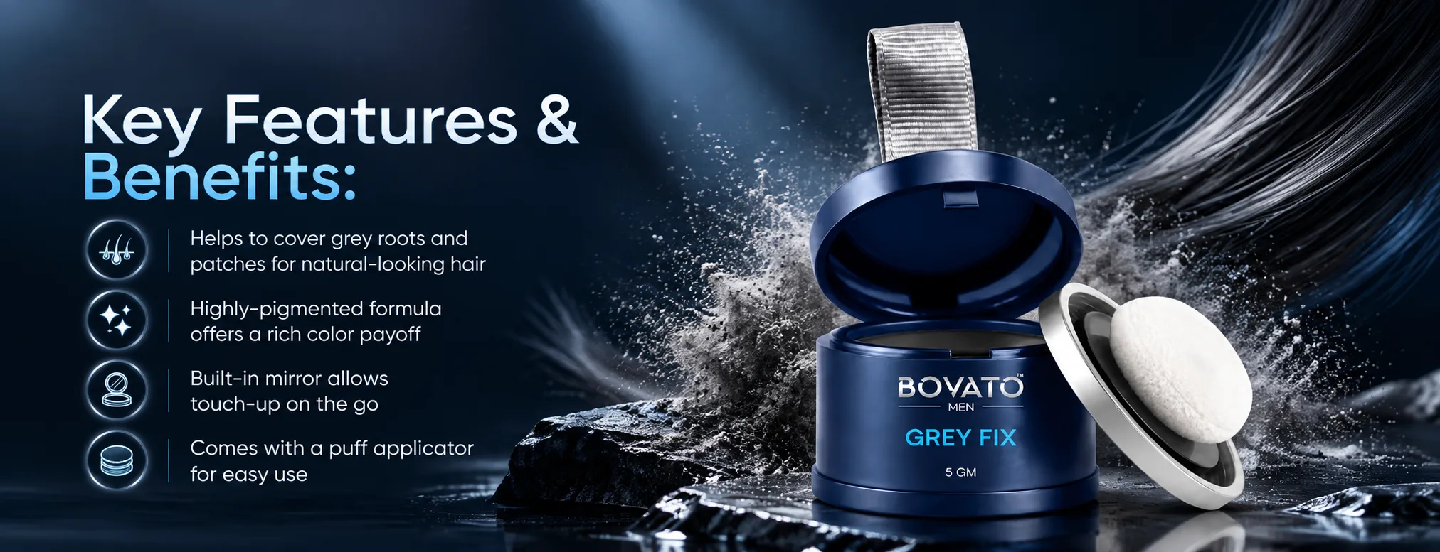 Grey Fix Hair & Beard Concealer thumbnail 2
