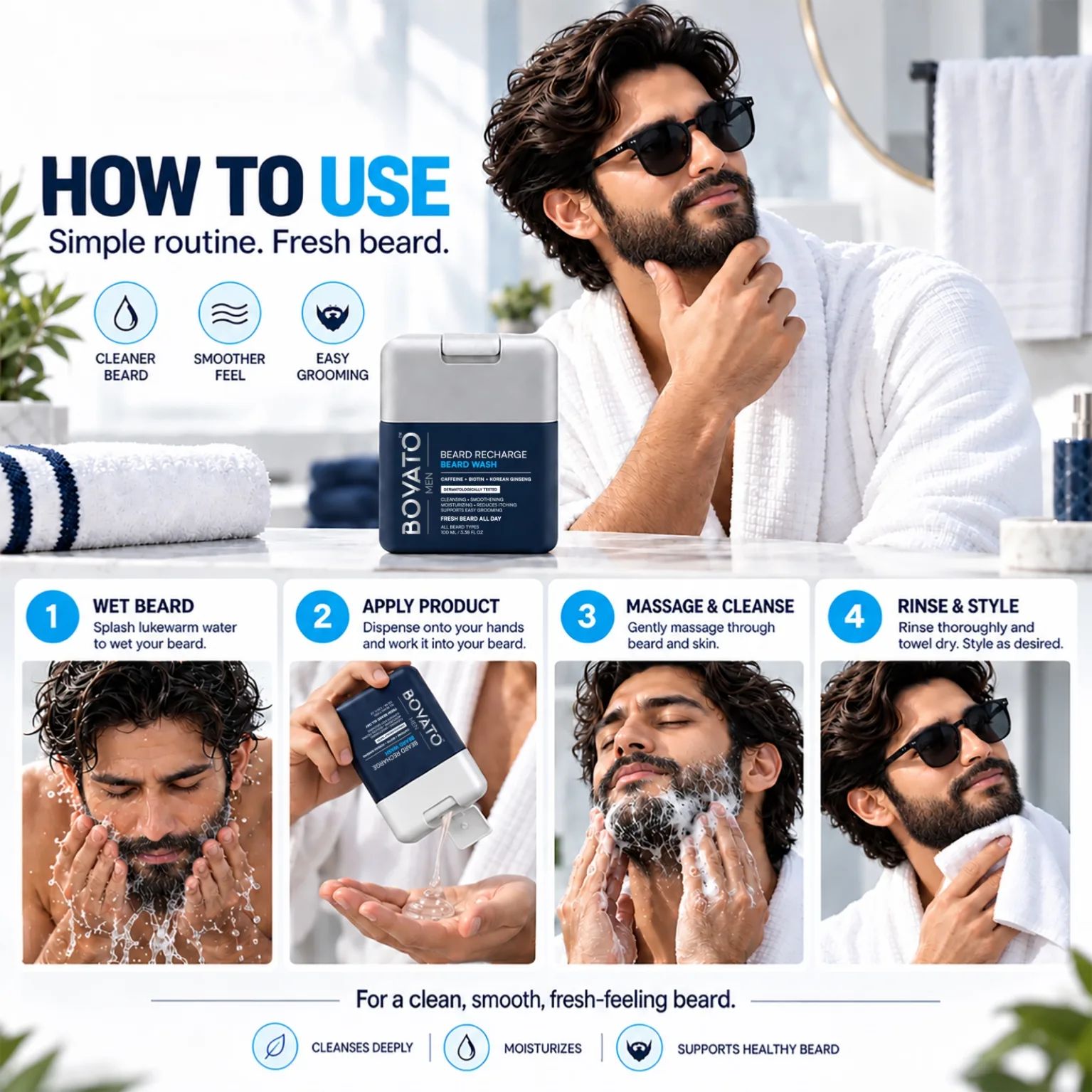 Beard Recharge Beard Wash — view 6